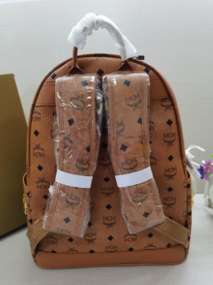 MCM backpack 13"W x 16"H x 5"D