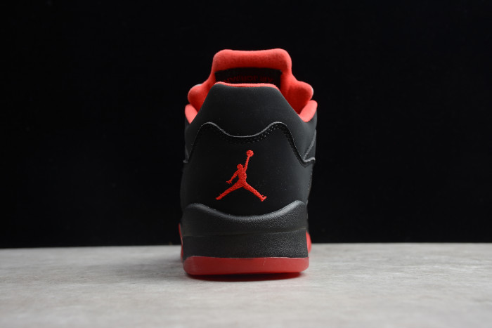 Air Jordan 5 Retro Low “Alternate 90” black/ red mens 819171-001