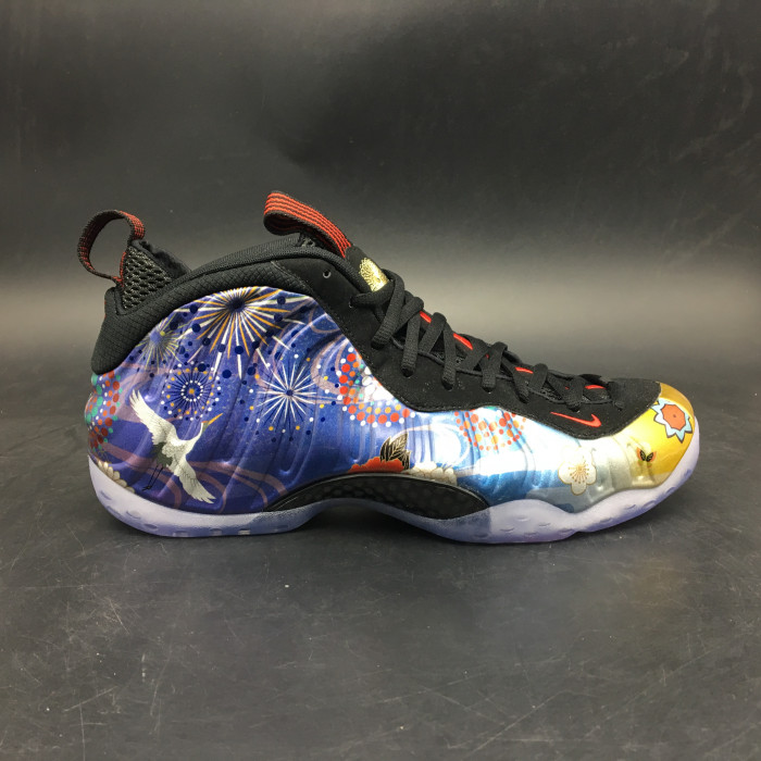 NIKE AIR FOAMPOSITE ONE LNY QS "LUNAR NEW YEAR 2018" AO7541-006