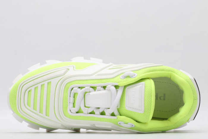 PRAD CLOUDBUST THUNDER KNIT GREEN AND WHITE