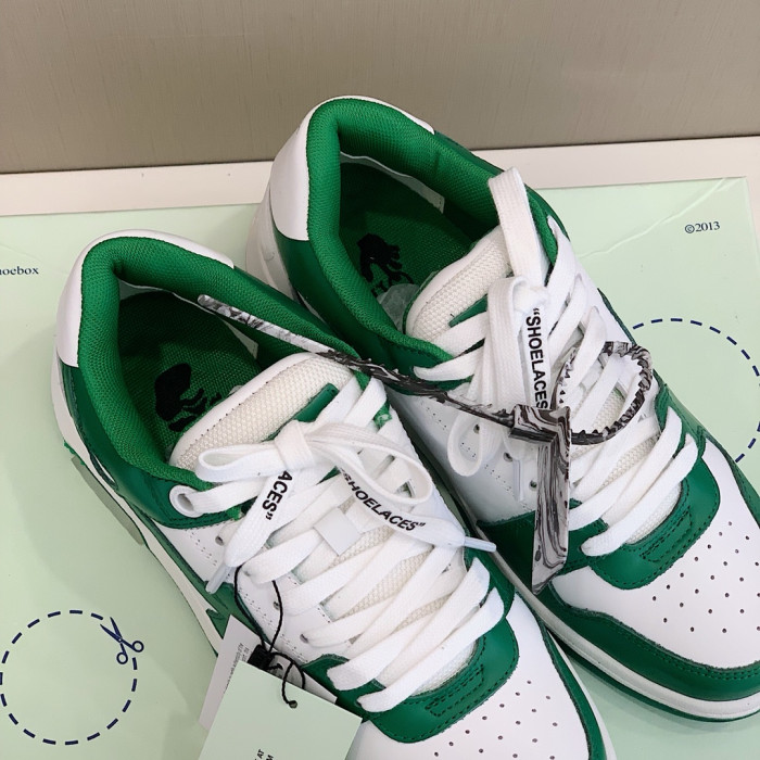 OFF WHITE™ C/O VIRGIL ABLOH OUT OF OFFICE LOW-TOP LEATHER SNEAKERS "OOO"