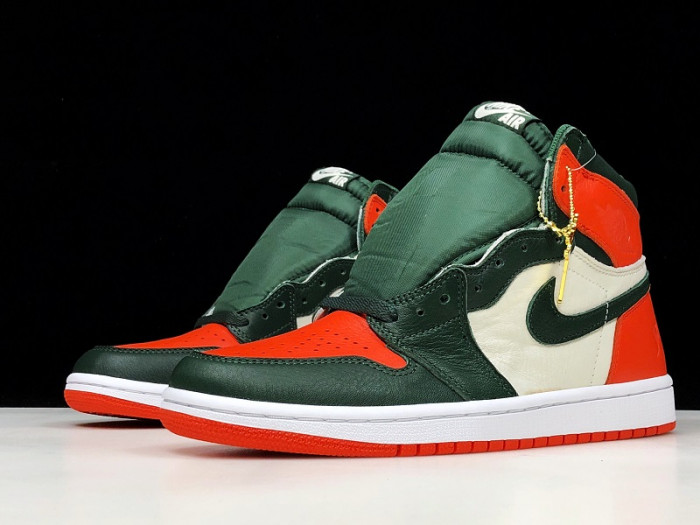 SoleFly x Air Jordan 1 Retro High OG Sail/Fir-Team Orange AV3905-138