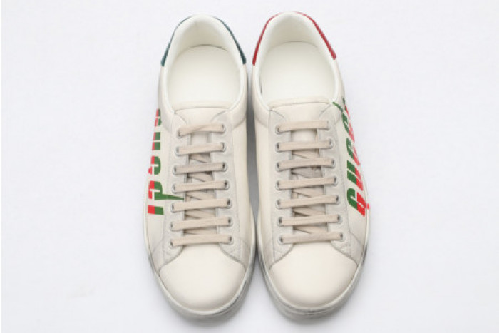 GUCC ACE EMBROIDERED LOW-TOP SNEAKER 576137 A38V0 9090
