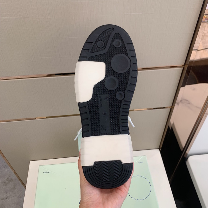 OFF WHITE™ C/O VIRGIL ABLOH OUT OF OFFICE LOW-TOP LEATHER SNEAKERS "OOO"