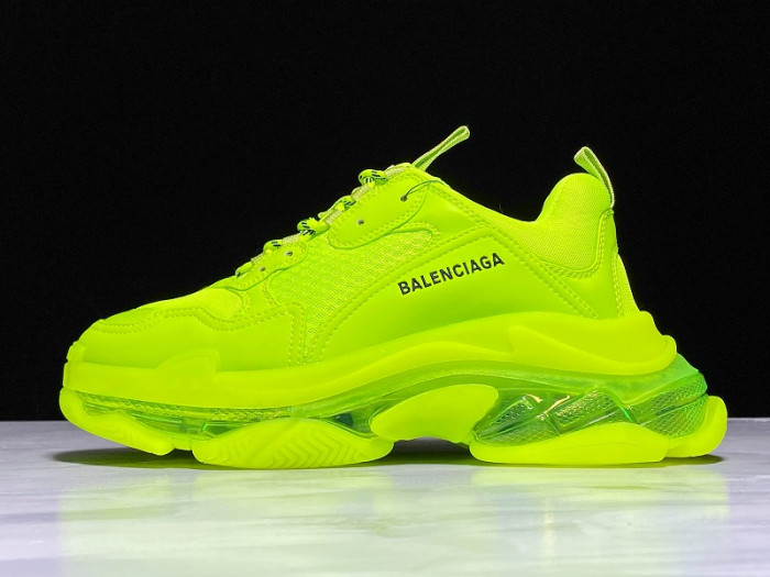 BLCG Triple S Clearsole Fluo Yellow 541624 W2FF1 7320